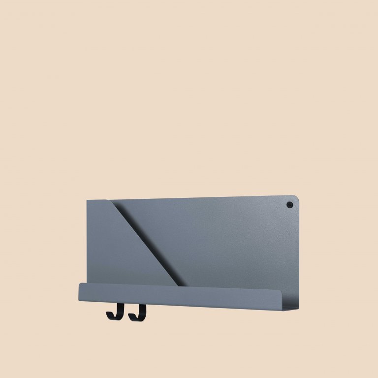 Muuto Folded wandplank small grijs