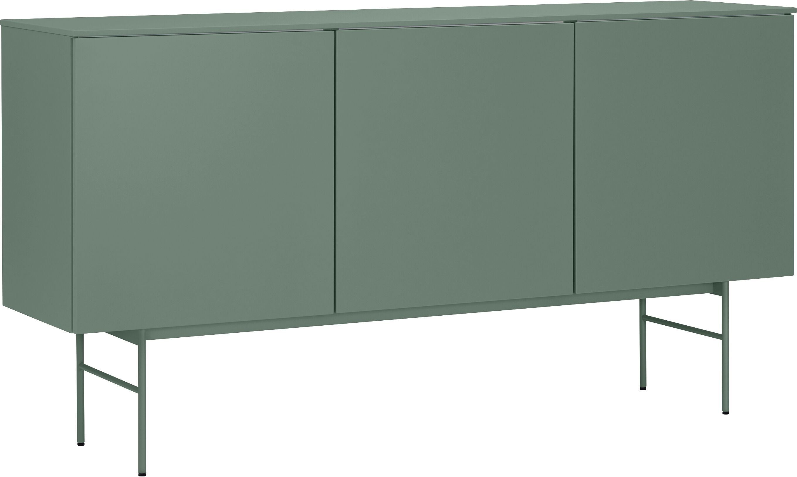 TILL Sideboard - Grün / B: 168.0 cm x T: 41.0 cm x H: 88.8 cm