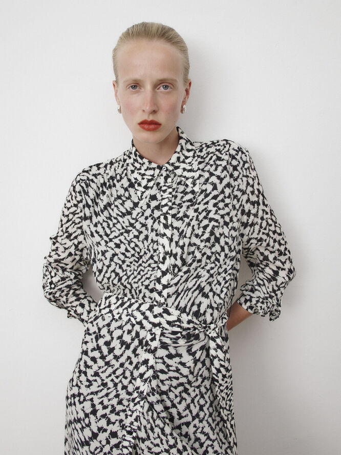 Lala Berlin Dress Deerja Swoosh heritage