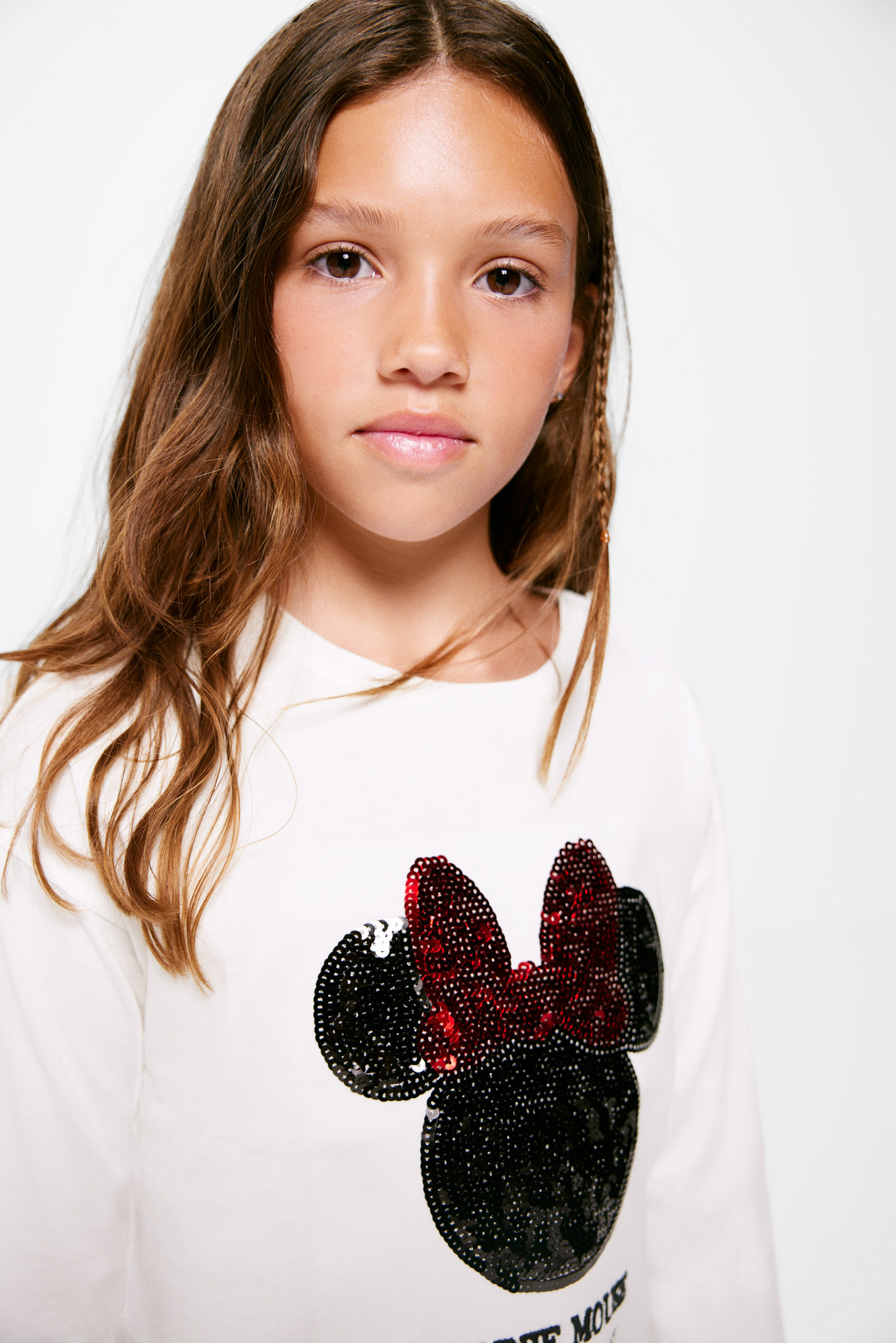 Camiseta infantil da Minnie Mouse