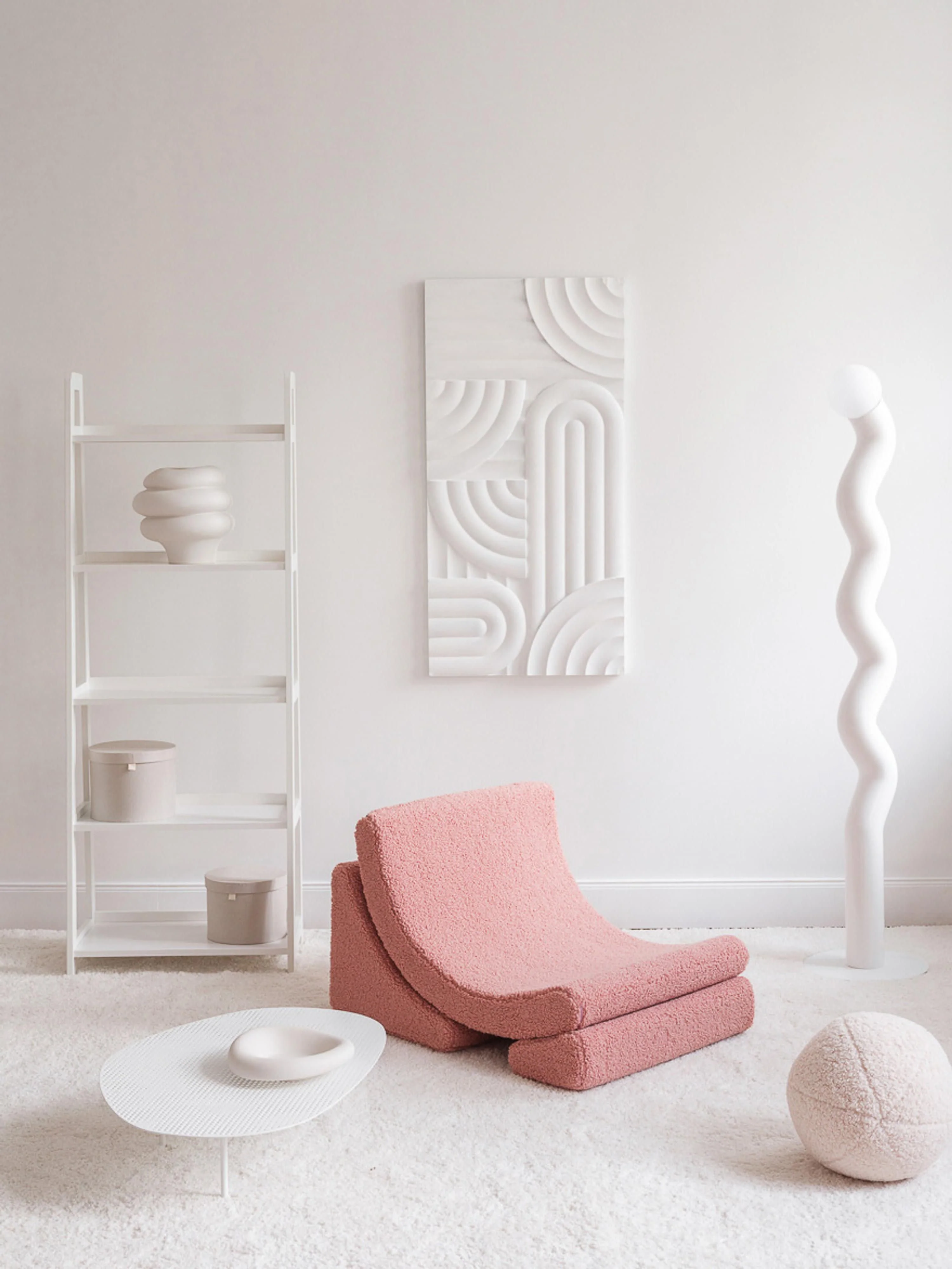 Handgemaakte teddy kinderfauteuil Moon