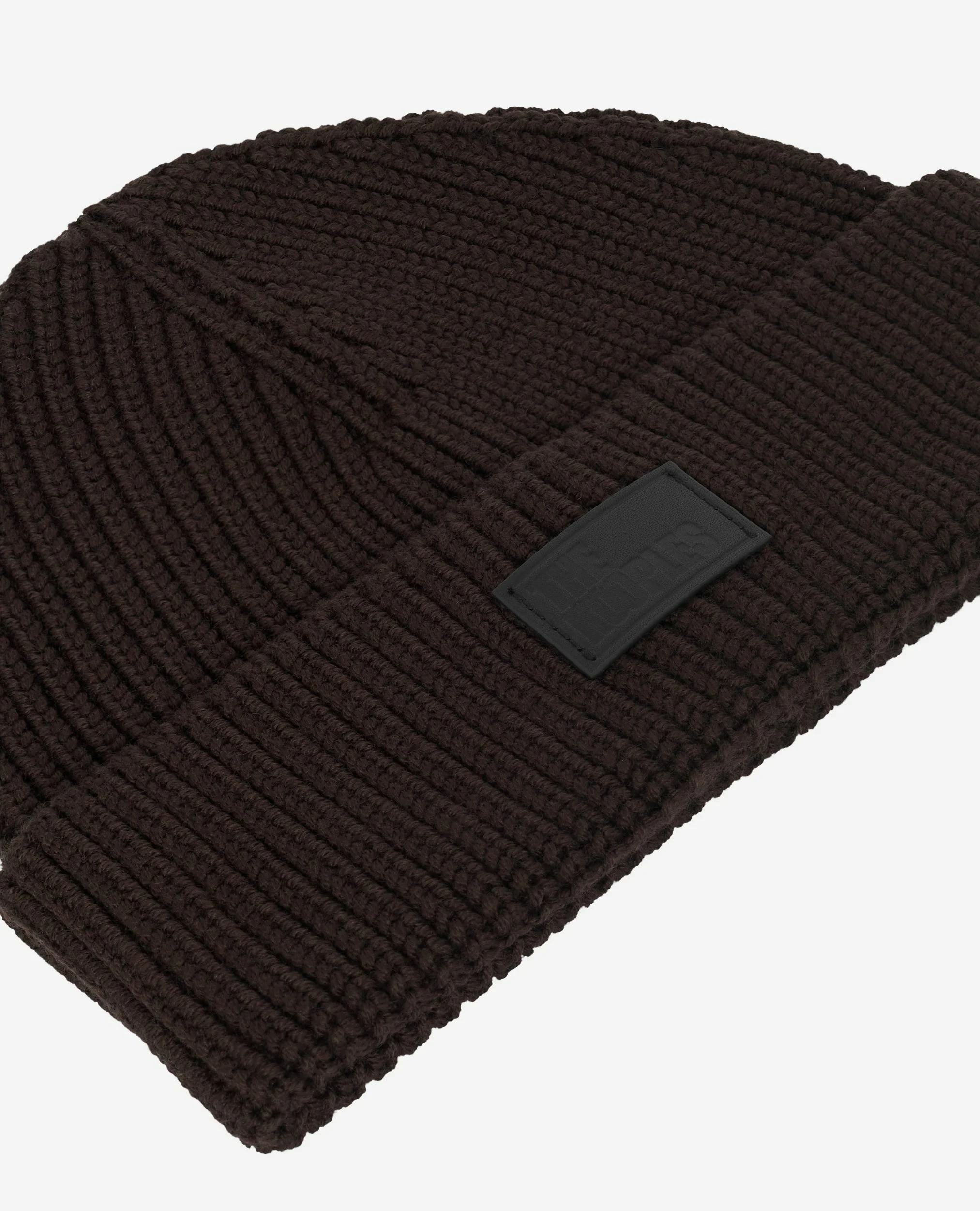 Bonnet à revers marron