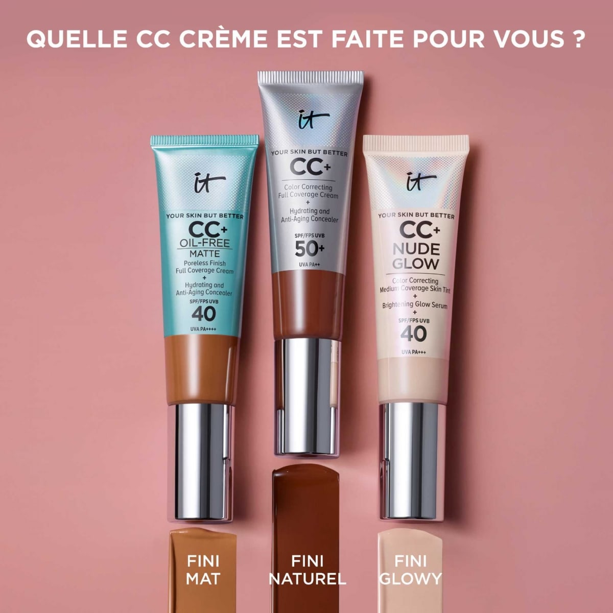 It Cosmetics Your Skin But Better CC+ Cream SPF 50+ CC Crème Correctrice Haute Couvrance