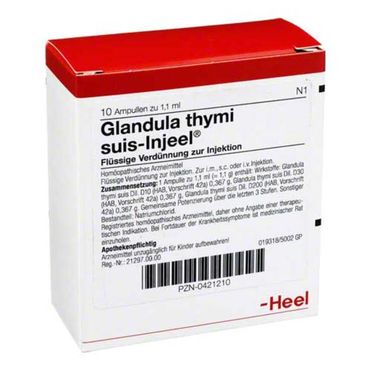 Glandula Thymi suis Injeel Ampullen, 10 St