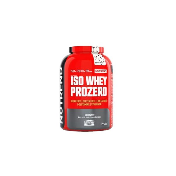 Nutrend Iso Whey Prozero 2250g Tarte de Queijo com Morangos