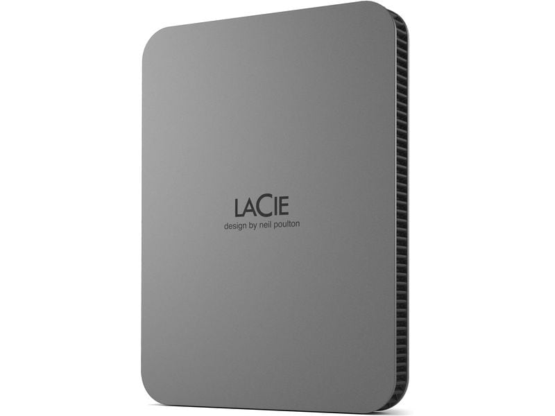 LaCie Externe Festplatte Mobile Drive Secure 2 TB Externe tragbare Festplatte mit 2 TB Speicherkapazität