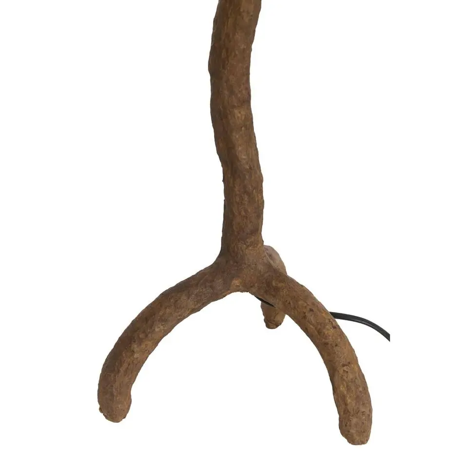 Lampvoet Guja - Donkerbruin - 20x20x57cm