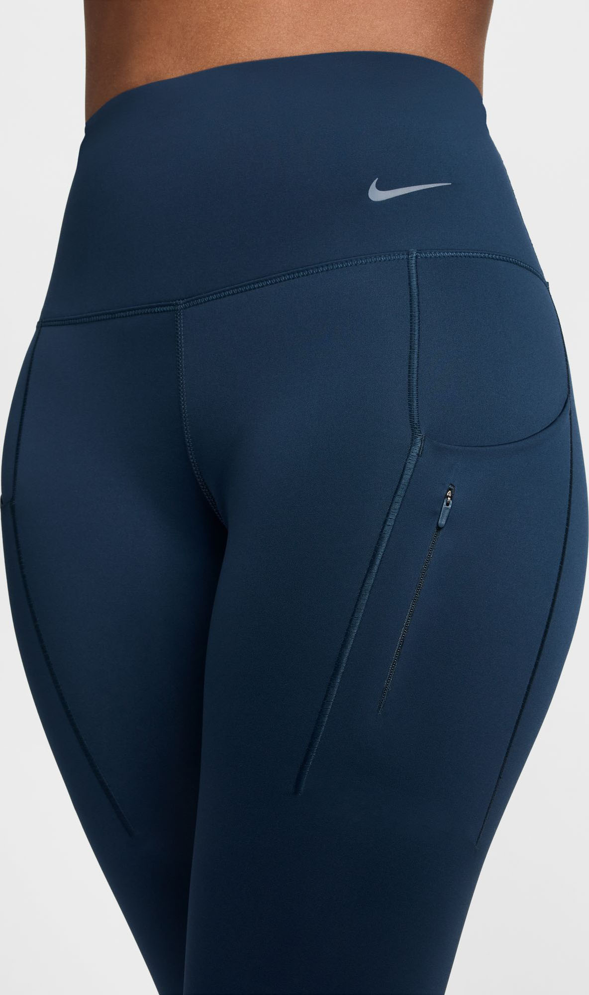 Go High-Waisted 7/8 Tights Dame 478/Armory Navy/Black