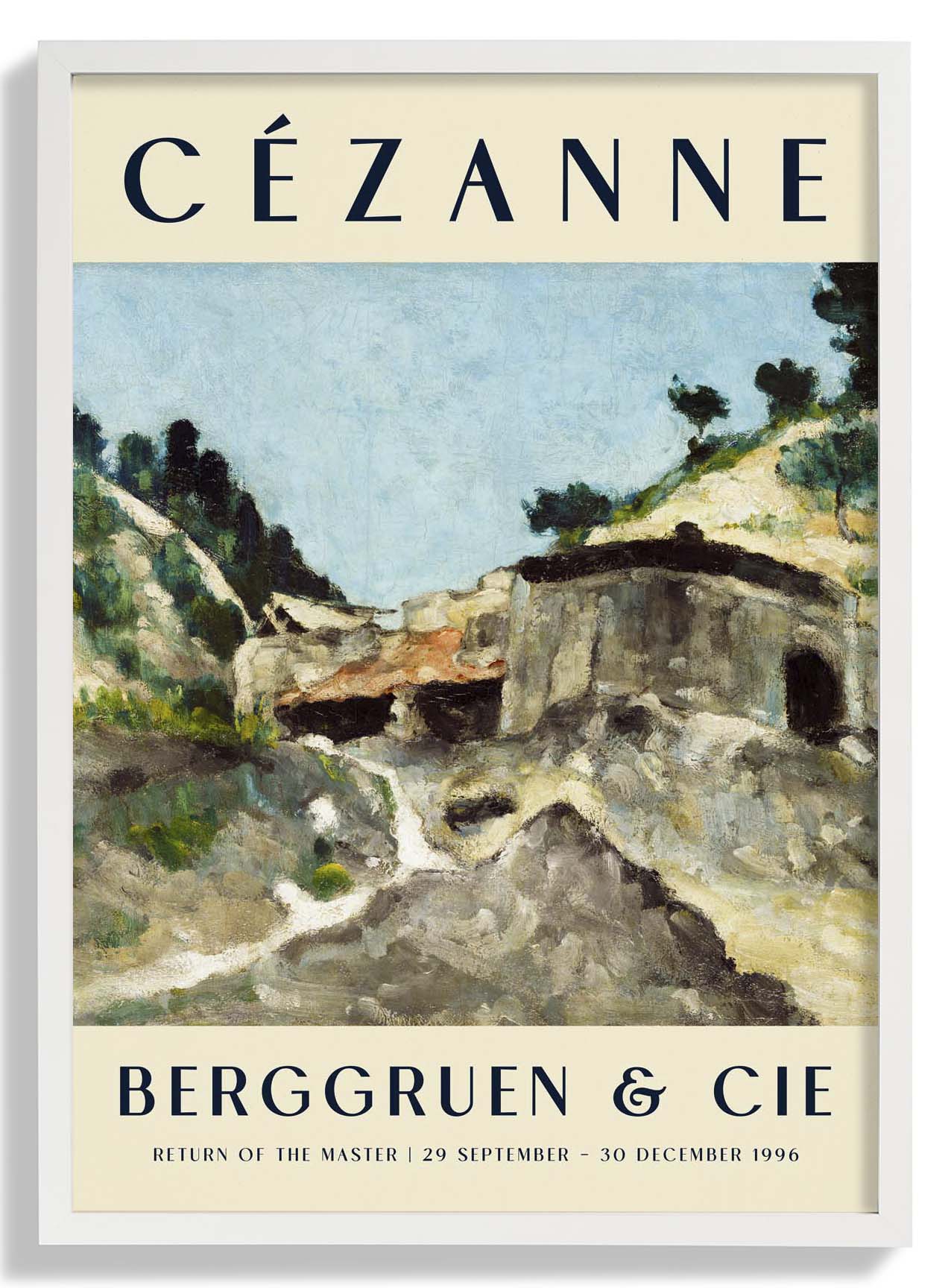 Landschaft mit Wassermühle Kunstausstellung von Paul Cézanne