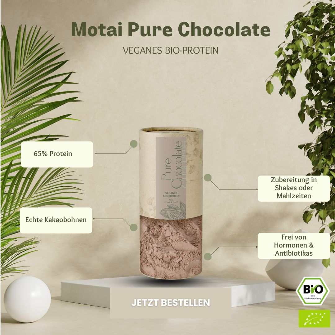 Motai Naturals - Veganes Proteinpulver - Schokolade