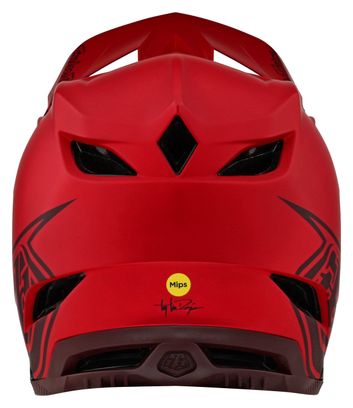 Casque Intégral Troy Lee Designs D4 Composite Mips Rouge