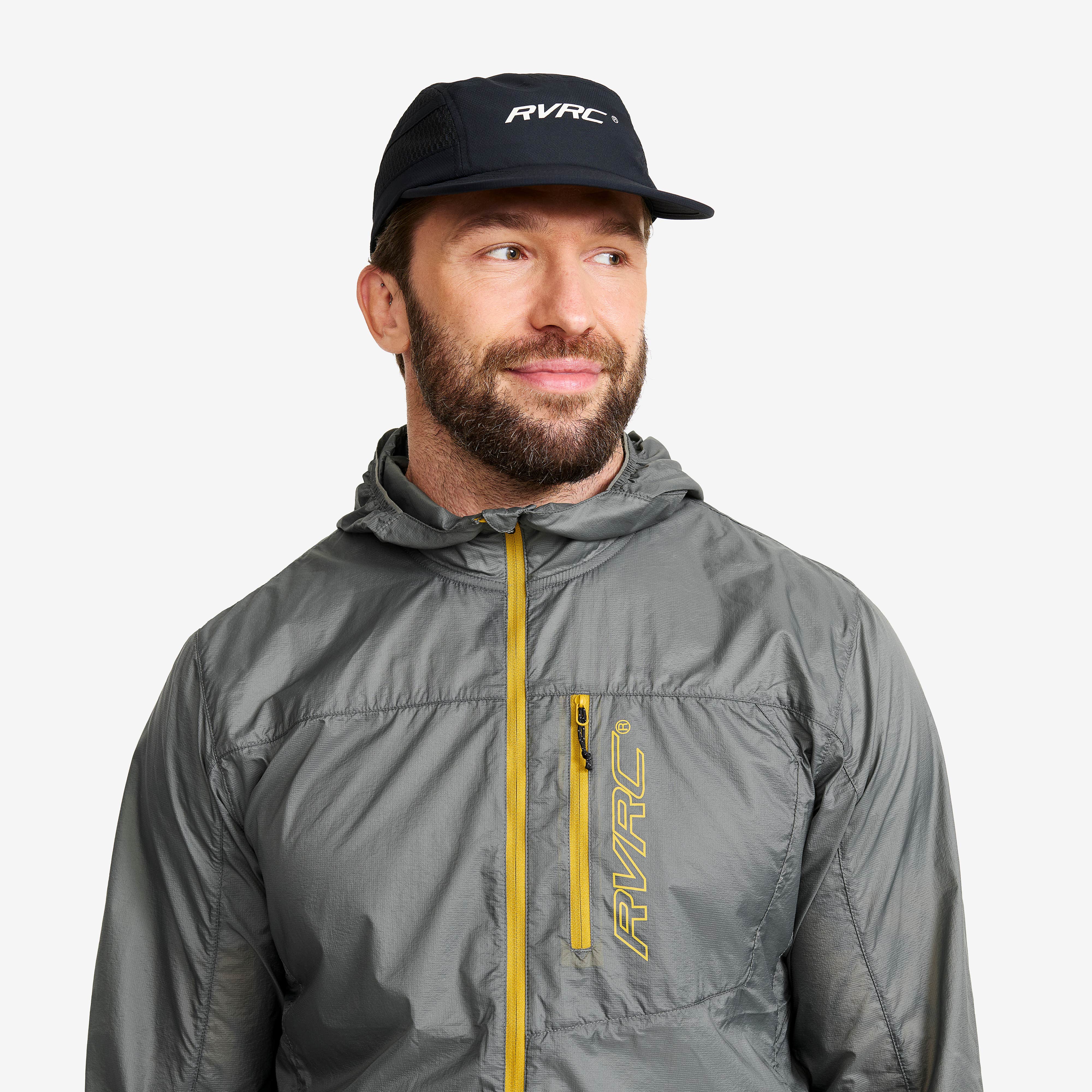 Speed Hooded Windbreaker Herre Castor Gray