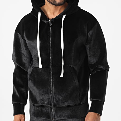 Sweat Zippé Capuche UY894 Noir