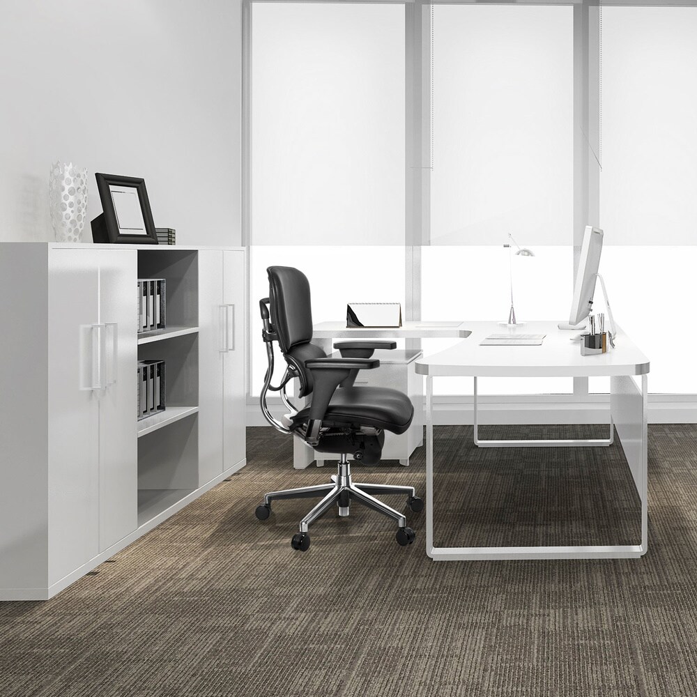 Luxus Chefsessel ERGOHUMAN BASE Leder mit Armlehnen (höhenverstellbar) hjh OFFICE