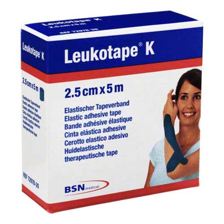 Leukotape K 2,5cm blau, 1 St