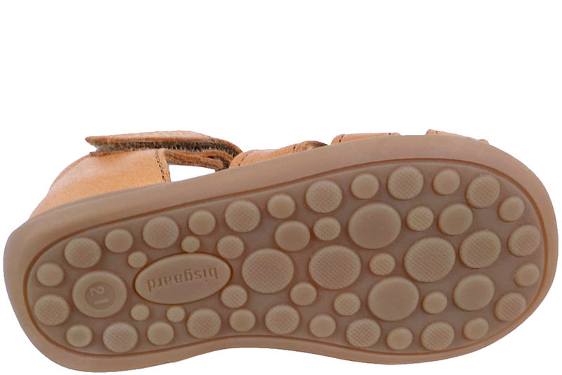 BISGAARD CARLY SANDAL I COGNACFARVET GLAT SKIND