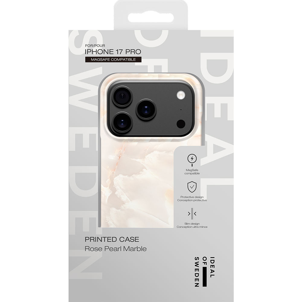 iPhone 17 Pro MagSafe Hardcase Hülle Recycled (IDFCMS-I2561P-257) - Rose Pearl Marble