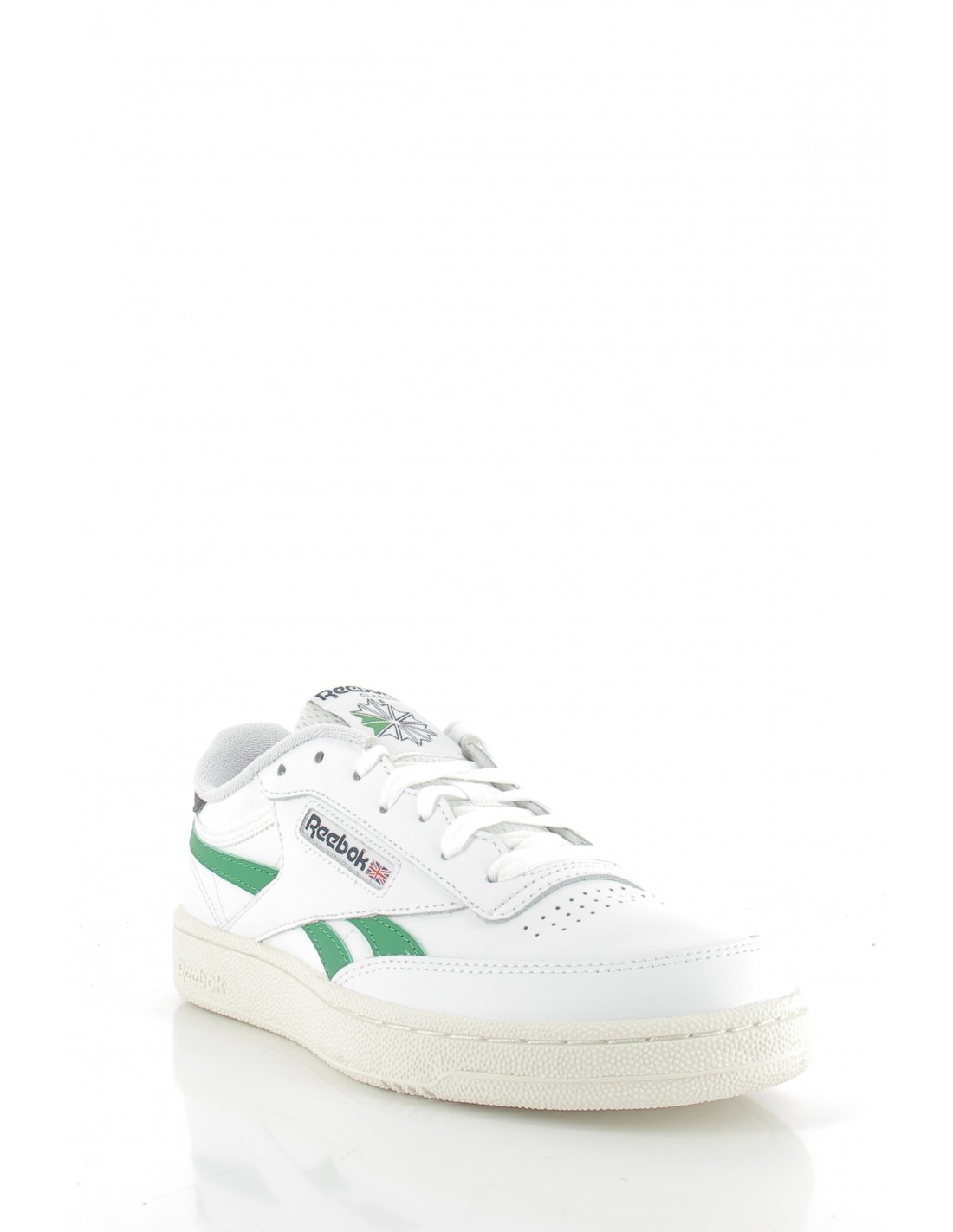 reebok Sneakers Homme club c revenge cuir blanc/vert