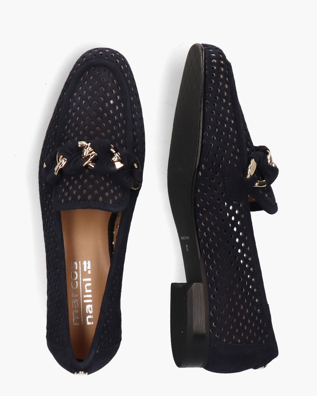 Nalini 22E018 Donkerblauw Damesloafers