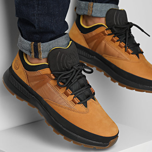 Baskets Euro Trekker Low A6274 Wheat Nubuck Black