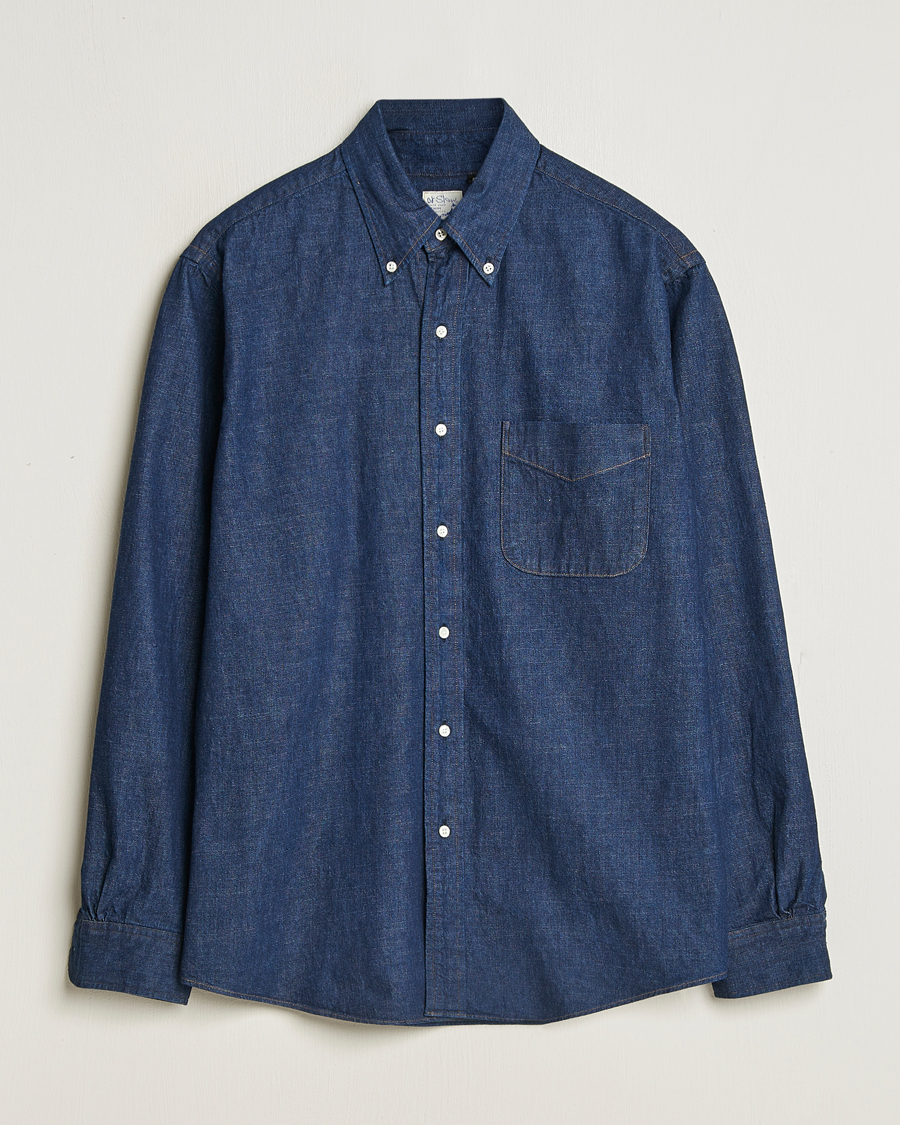 orSlow Denim Button Down Shirt One Wash
