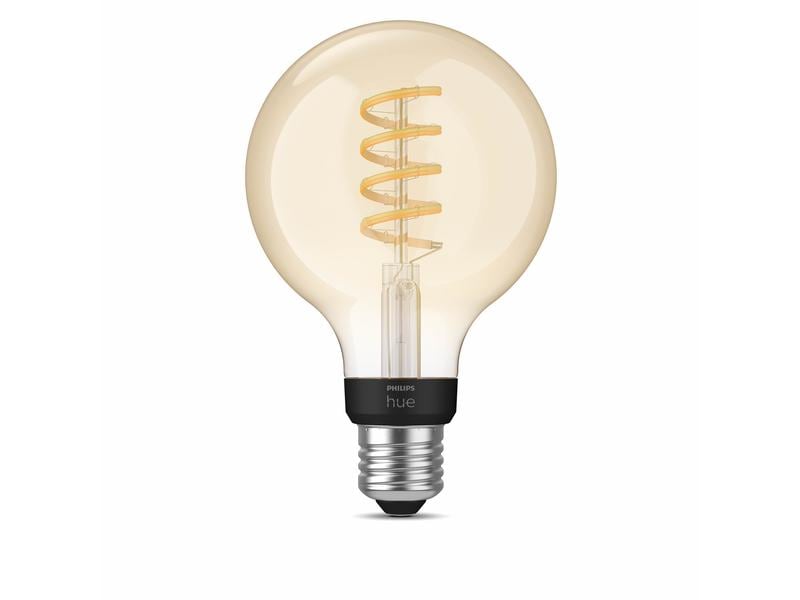 Philips Hue White Ambiance E27 Einzelpack Globe G93 Filamen Filamentleuchtmittel mit E27 Sockel