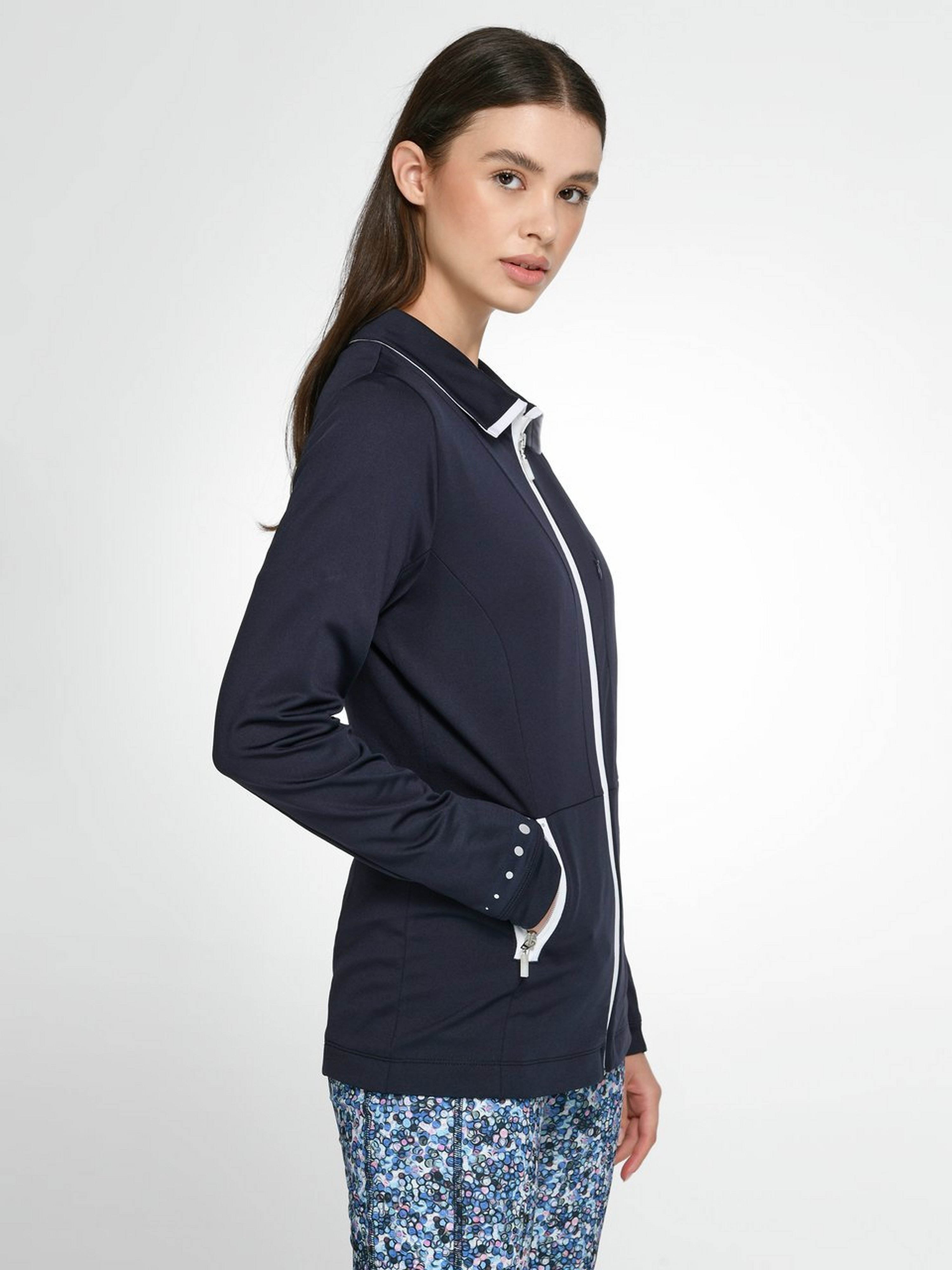 Jacke mit Umlegekragen