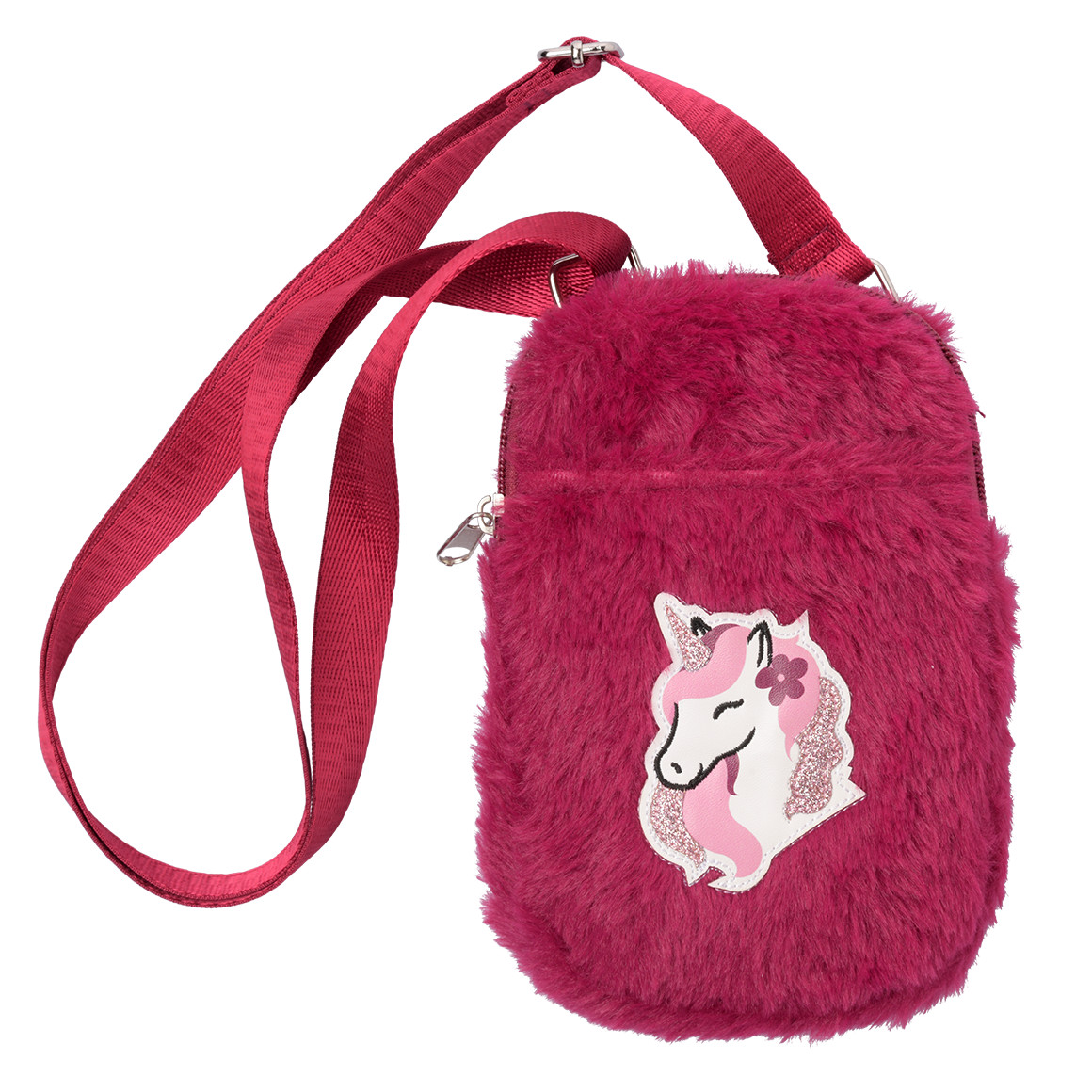 Topolino Mädchen Handytasche mit Einhorn-Applikation dunkelpink