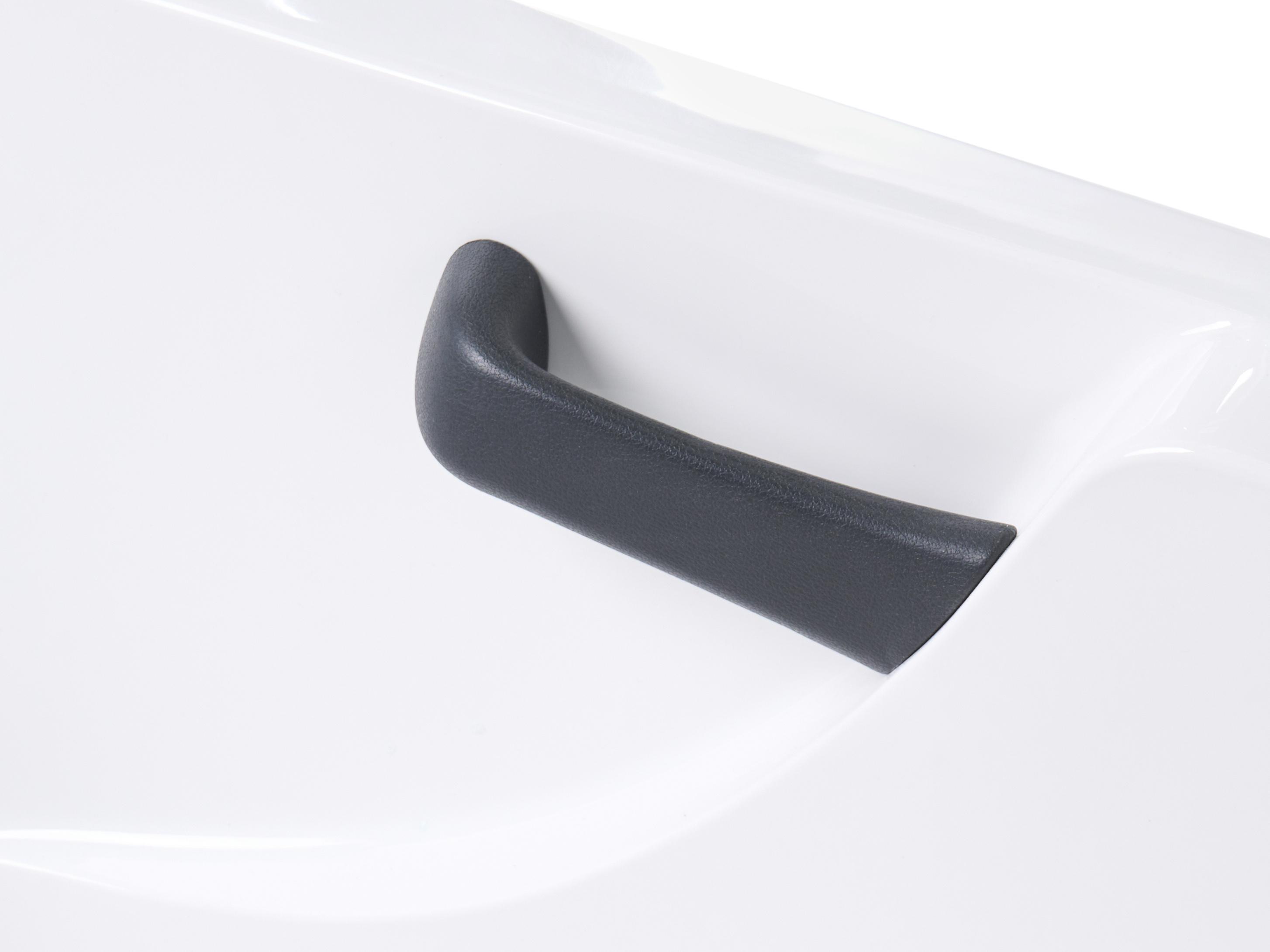 Hottub SAYULA rechtszijdig 170 x 80 cm Wit