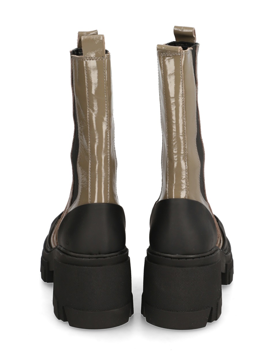 Lackleder Stiefelette