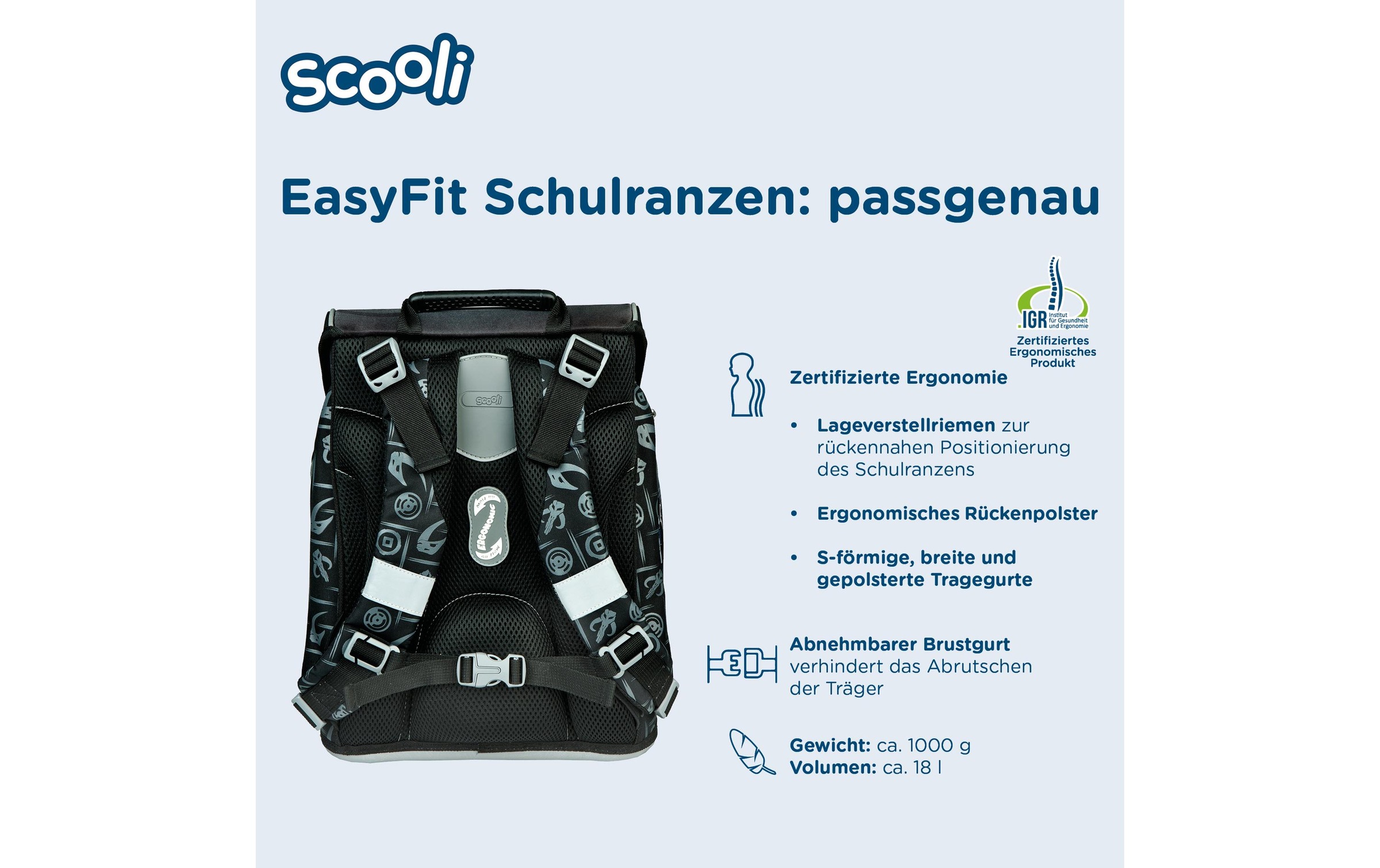 Scooli Schulranzen »5-teilig Star Wars, 18 l«