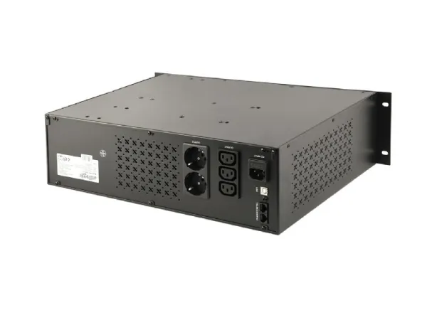 EnerGenie - UPS (rackversion) - AC 220 V - 1200 Watt - 2000 VA - 9 At - USB - output-stikforbindelser: 4 - 3.4U