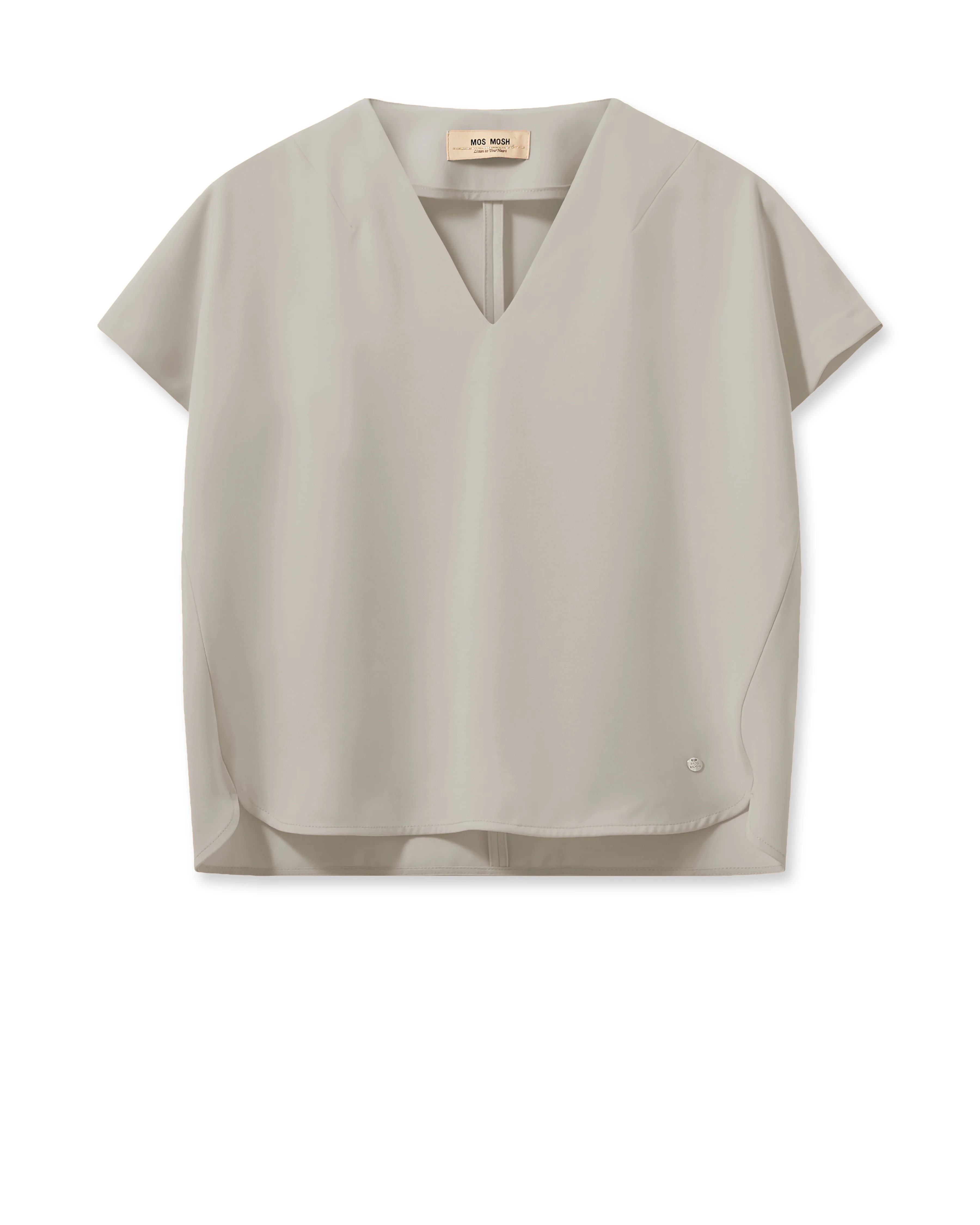 Mos Mosh  Auri Leia bluse - Cement