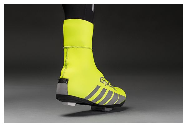 Couvre Chaussures Gripgrab RaceThermo Jaune Flo