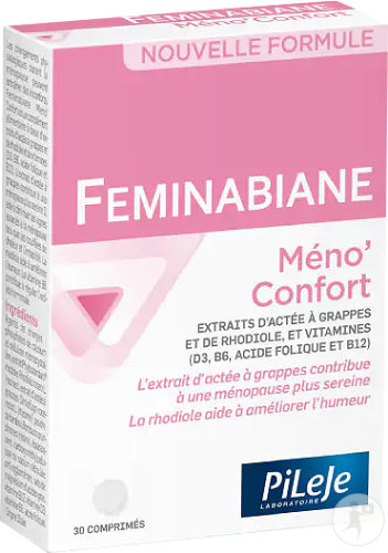 PiLeJe Feminabiane Méno'Confort Complément Alimentaire 30 Comprimés