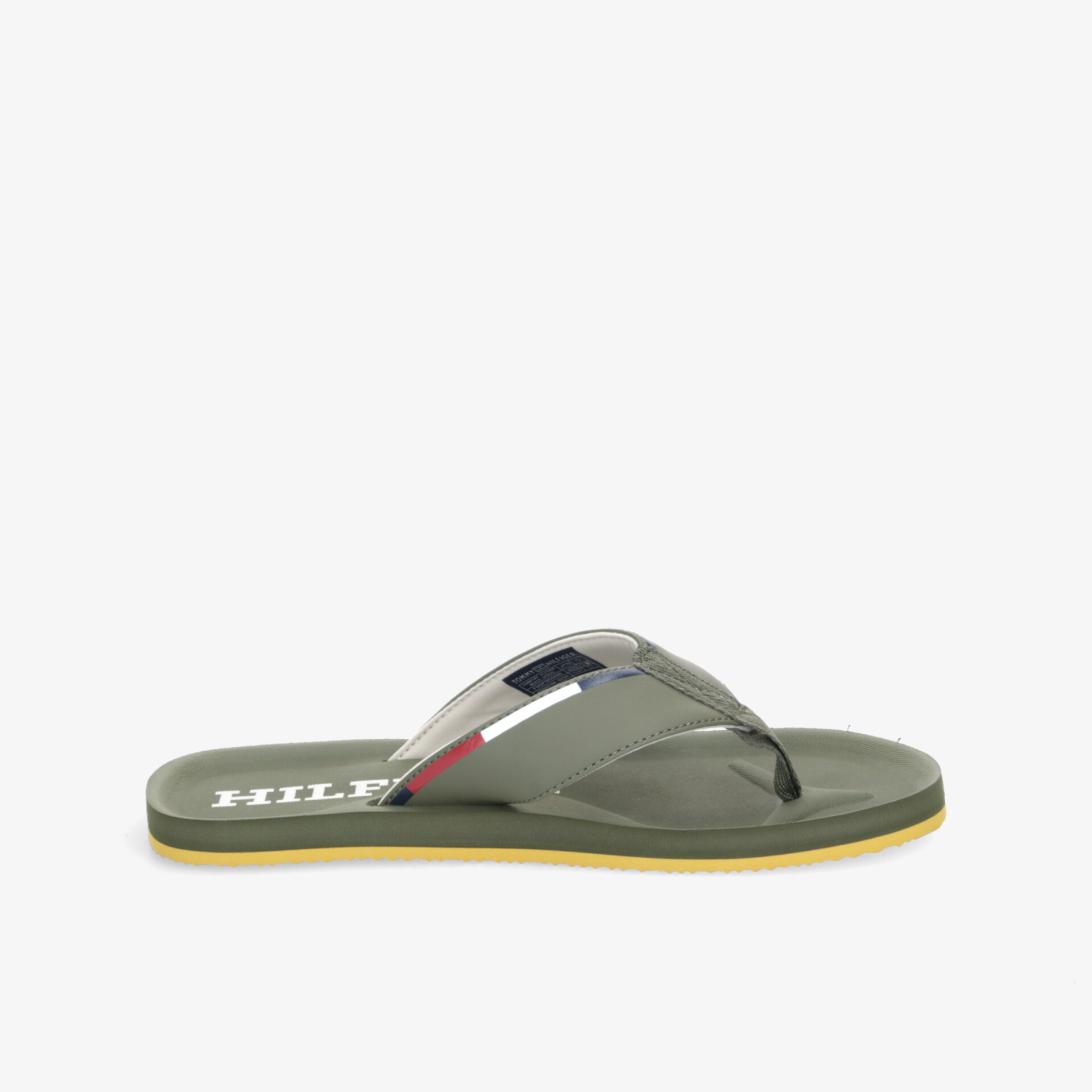 TOMMY HILFIGER Herren Zehentrenner grün