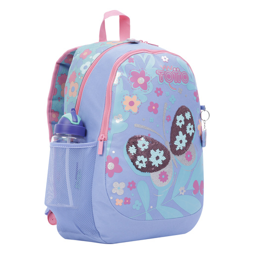 Mochila Escolar Grande Totto Magic Garden