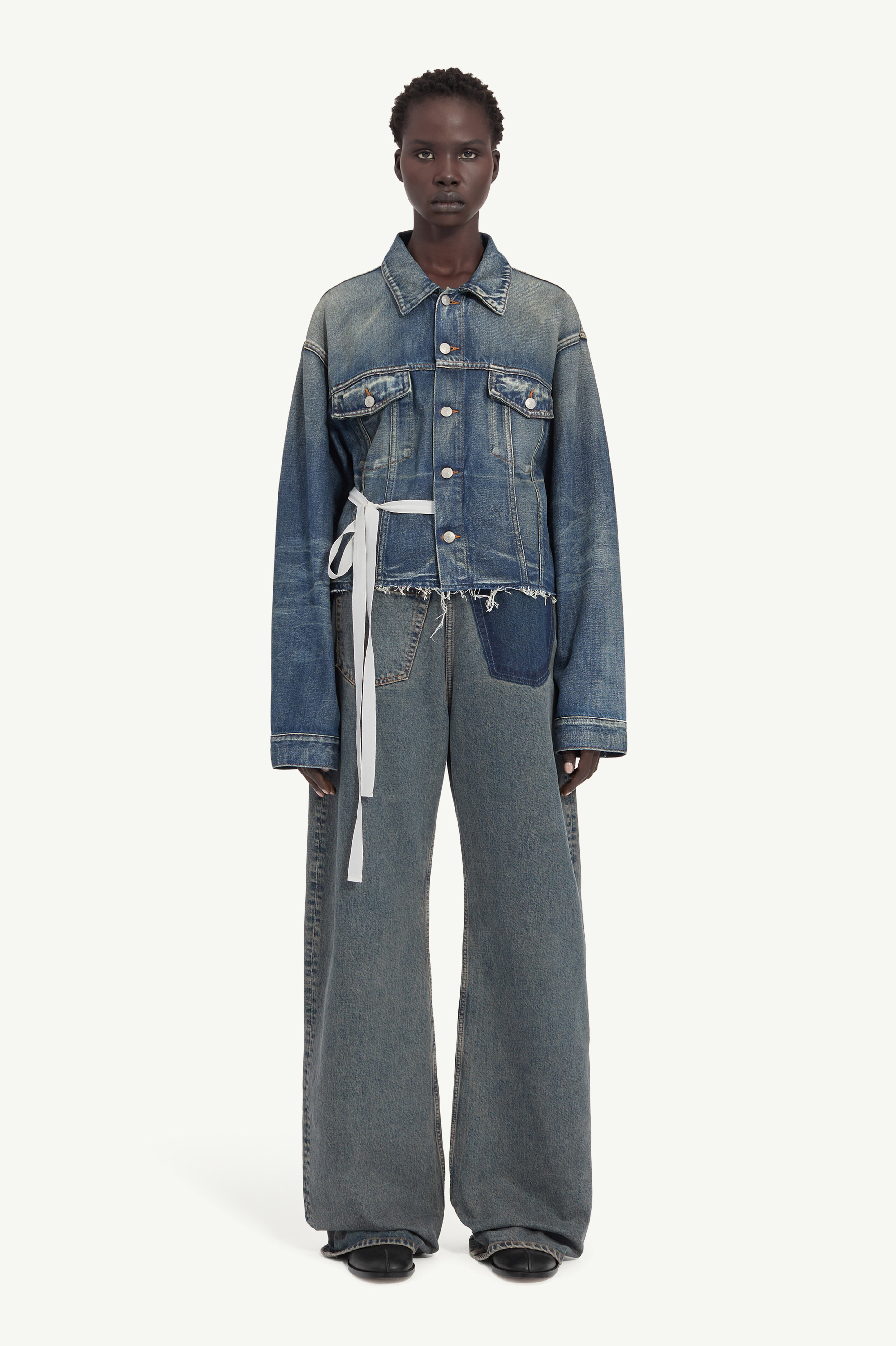 Veste en denim pour femme | MM6