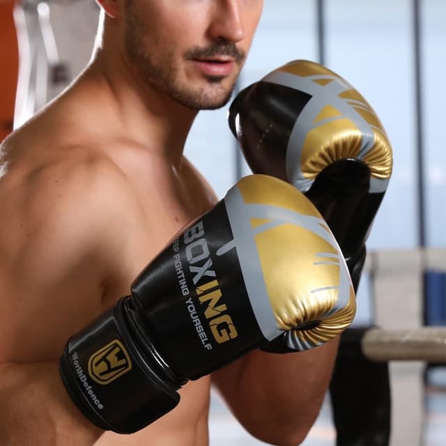 WOSWEIR 1 par 12 oz boksehandsker Kickboxing træning for voksne