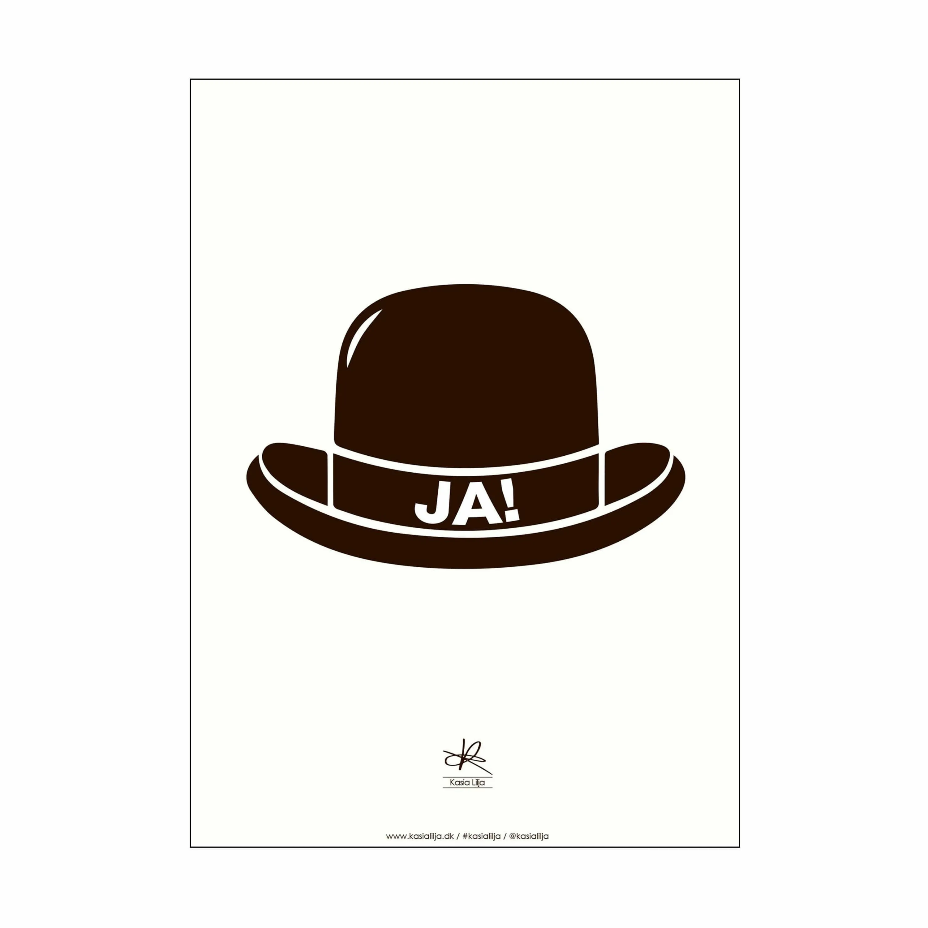 Poster&Frame Plakat - Ja-hatten