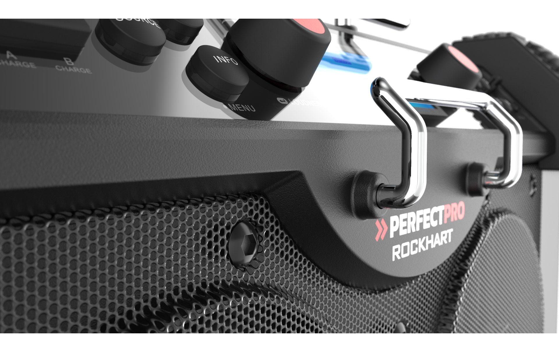 DAB+ Radio ROCKHART Schwarz<br>Grosses, lautes Baustellenradio