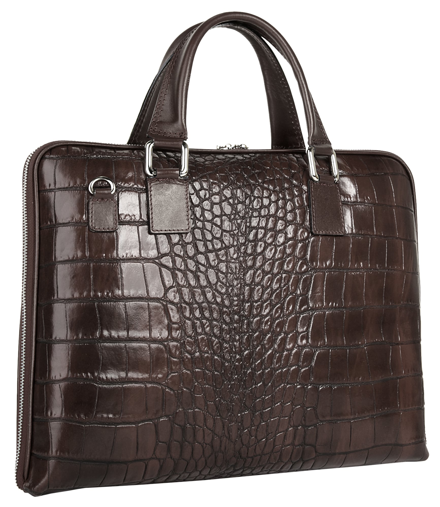 Bagan Aktentasche echt Leder, Made in Italy