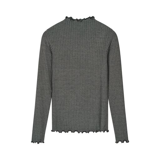 Mads Nørgaard 5x5 Stripe Trutte T-shirt, Black/Vanilla Ice, M