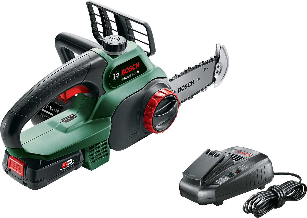 Bosch - Universal Chain 18V Batteridrevet Kædesav Batteri & Lader Inkluderet