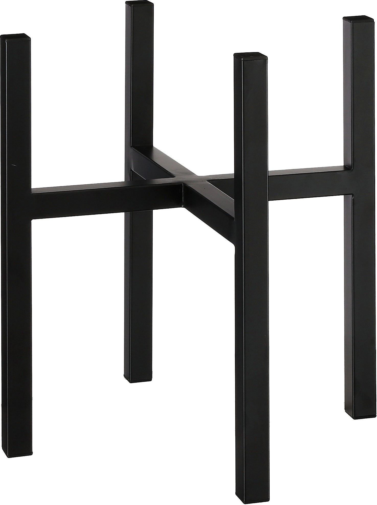 Mica Decorations plantenstandaard Ascot xl zwart 37,5 x 37,5 x 39,54 cm