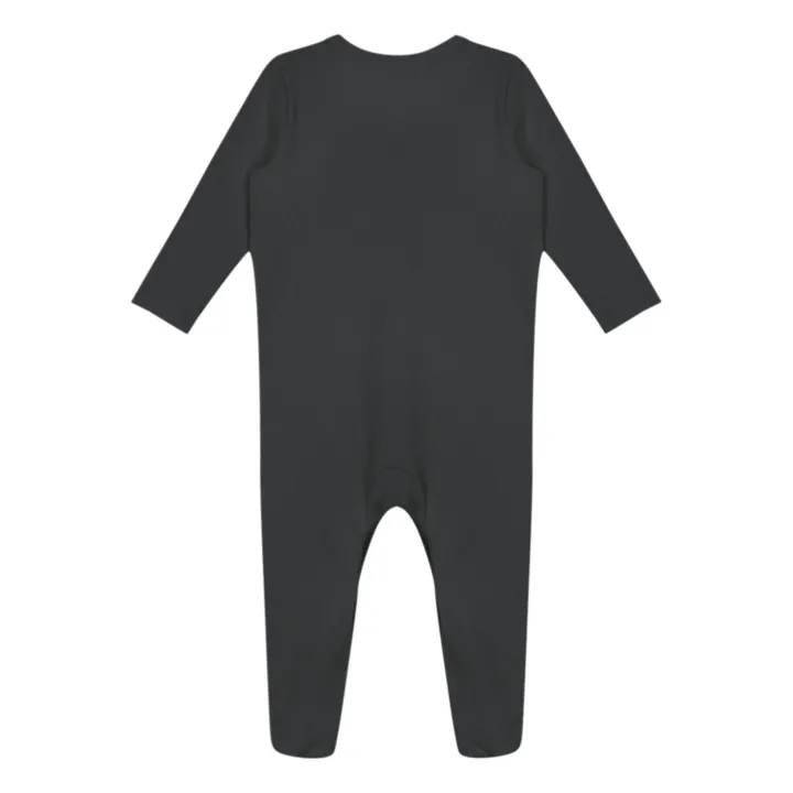 Gray Label Combinaison de Pyjama Coton Bio - Capsule Homewear  | Noir