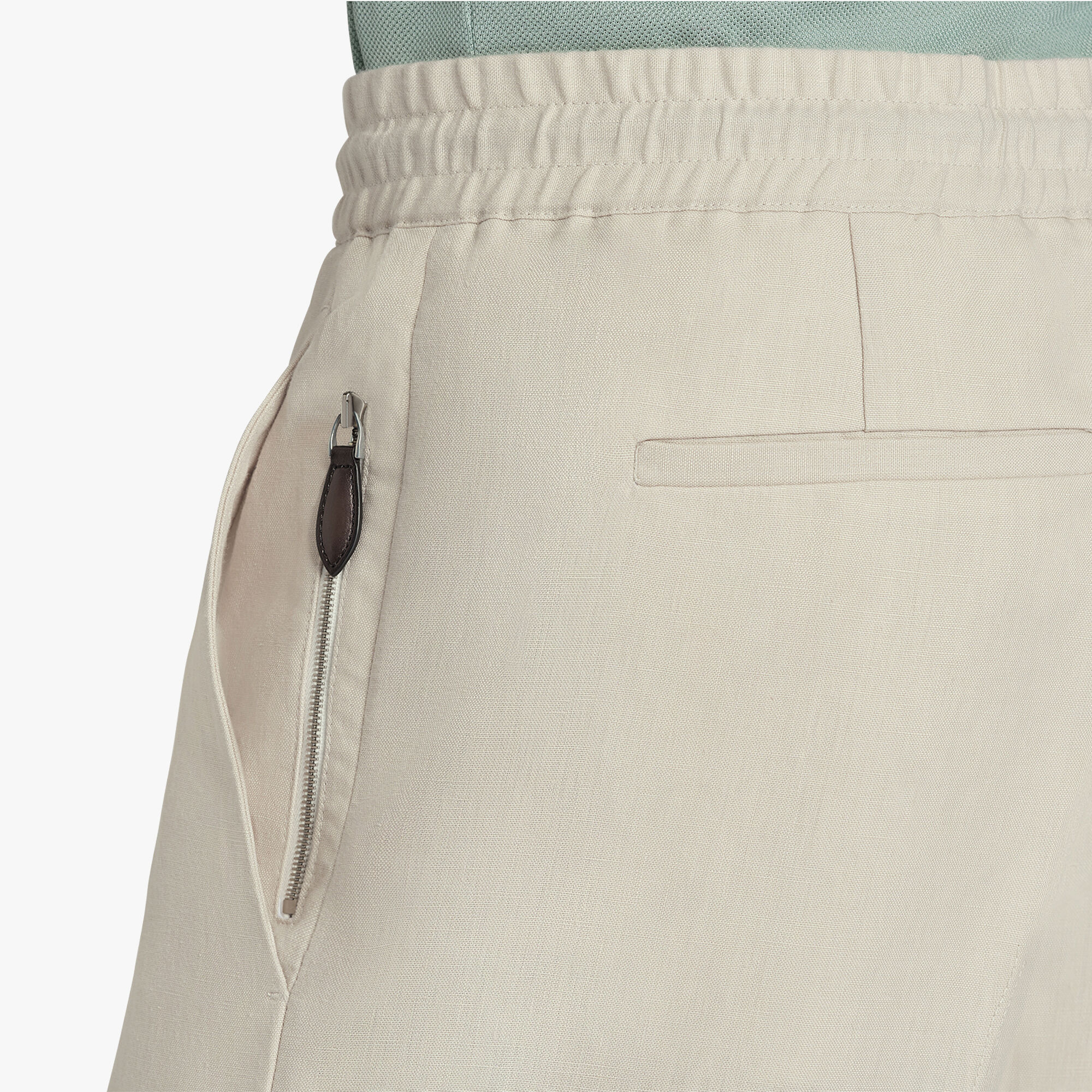 Pantalon de Jogging En Lin