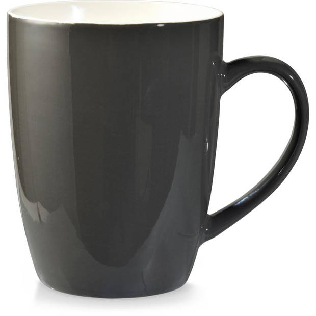 Blokker Mok KV - 320 ml - Donkergrijs