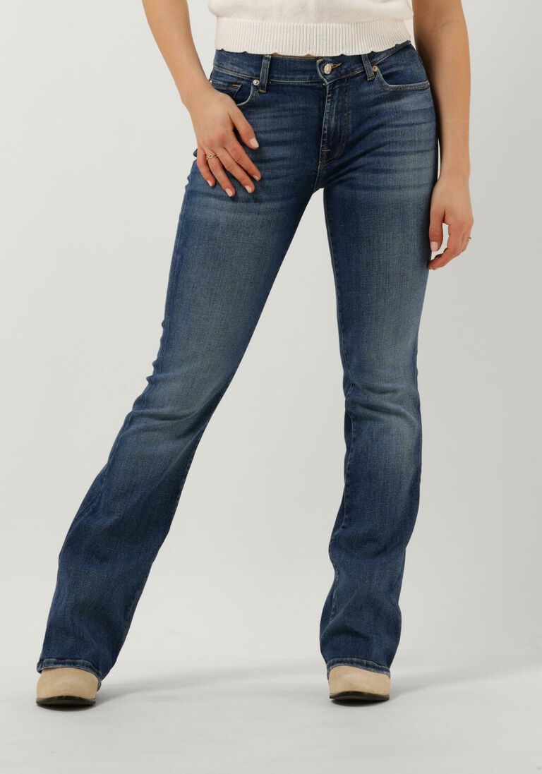 7 FOR ALL MANKIND blauwe 7 for all mankind flared jeans bootcut soho light