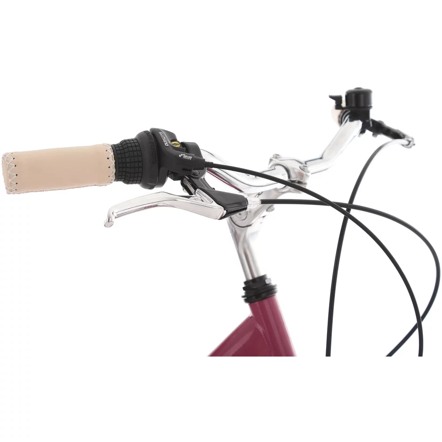 KS Cycling Damenfahrrad Cityrad 6-Gänge Balloon 28 Zoll Rot